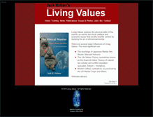 Tablet Screenshot of livingvalues.com