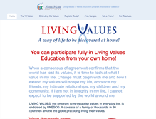 Tablet Screenshot of homestudy.livingvalues.com.au